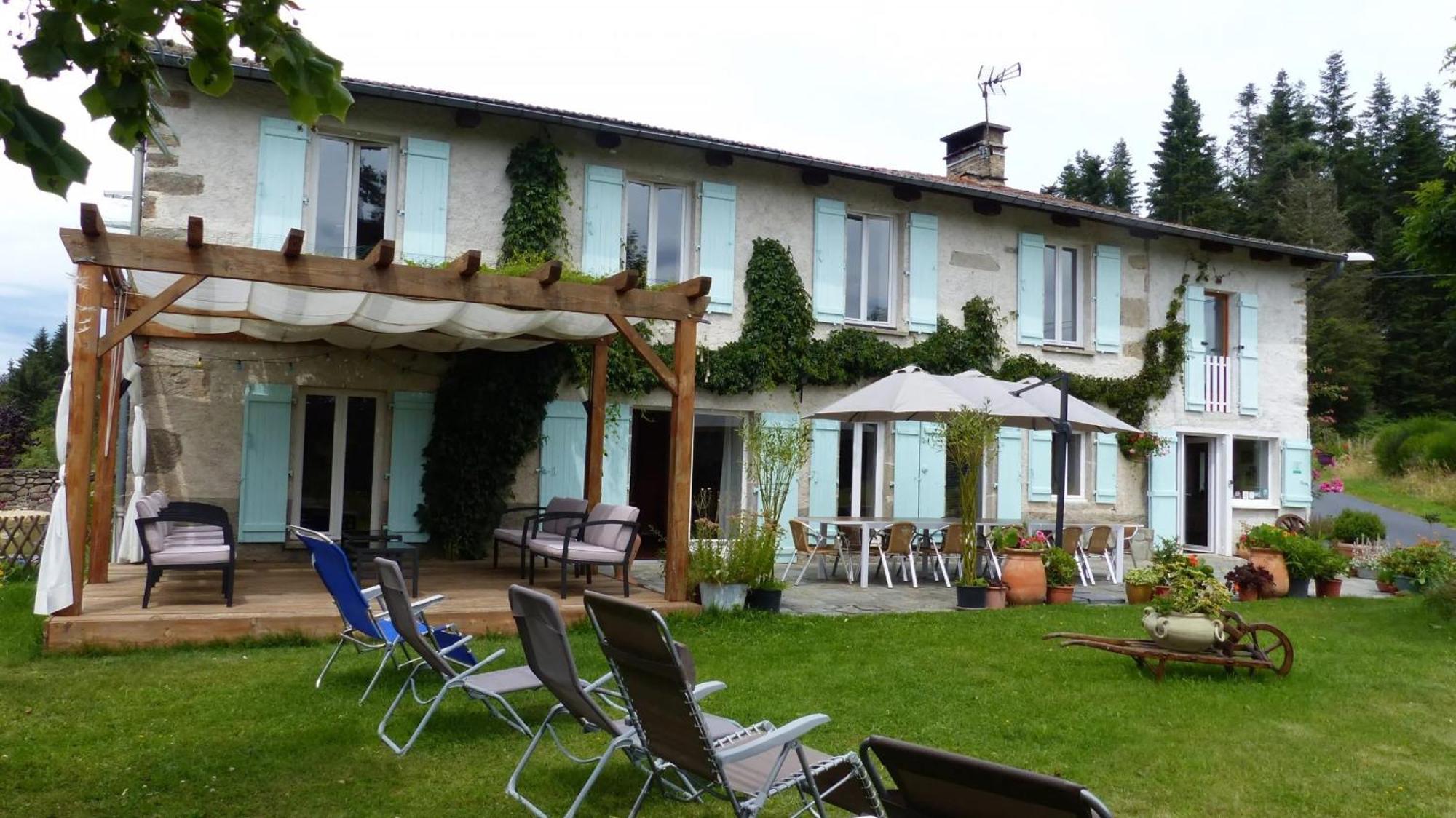 La Ferme Du Garnasson Hotel Doranges Bagian luar foto