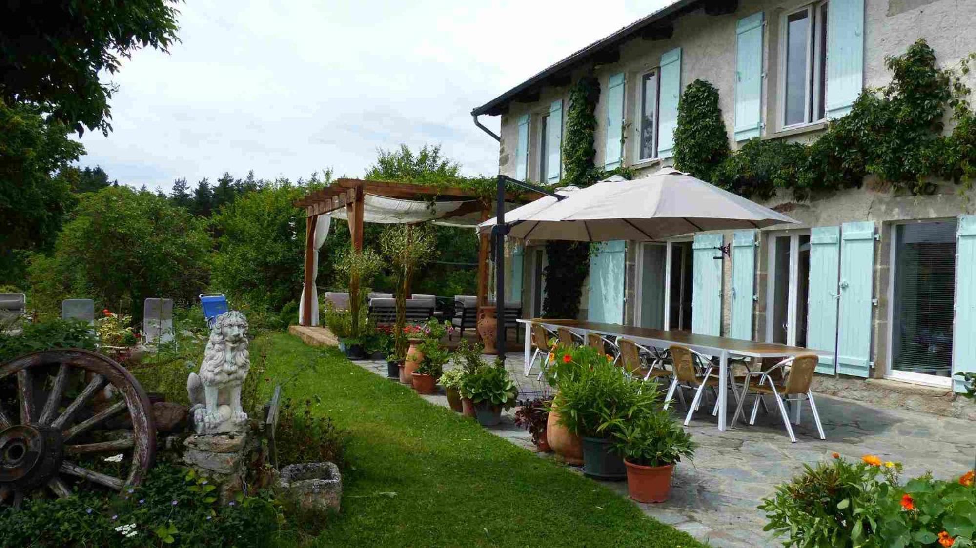 La Ferme Du Garnasson Hotel Doranges Bagian luar foto